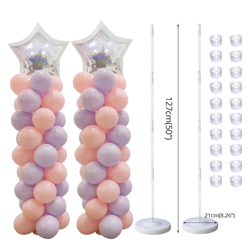 Balloon Pump Hand - เด็กผู้ใหญ่วันเกิดแฮปปี้บอลลูนคอลัมน์ขาตั้งฐานและเสาสําหรับงานแต่งงานตกแต่งลูกโป่งผู้ถือ Arch SUPPLY