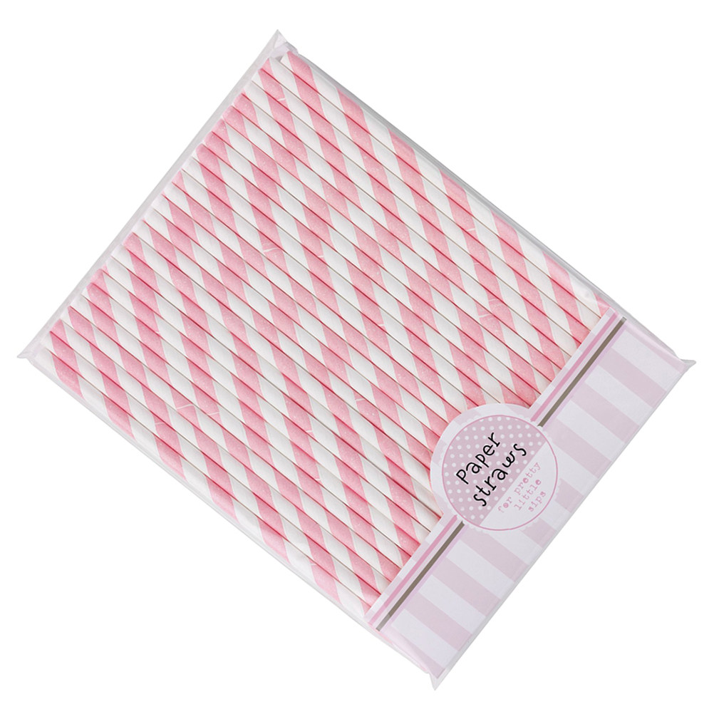 หลอดกระดาษลายทางหลากสี 30 ชิ้น - Paper Straw Color บทวิจารณ์และราคา