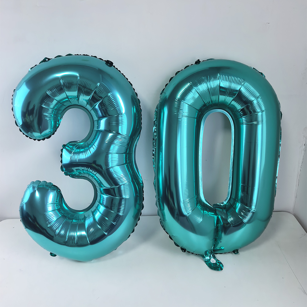 ลูกโป่งฟอยล์สีฟ้าอมเขียวขนาดให - Balloon Pump Hand บทวิจารณ์และราคา