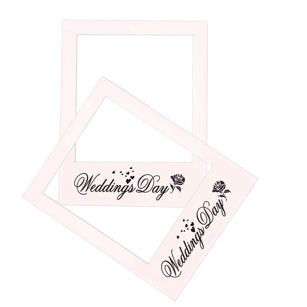 กรอบรูปแต่งงาน DIY อุปกรณ์ถ่าย - Photo Booth Frame บทวิจารณ์และราคา
