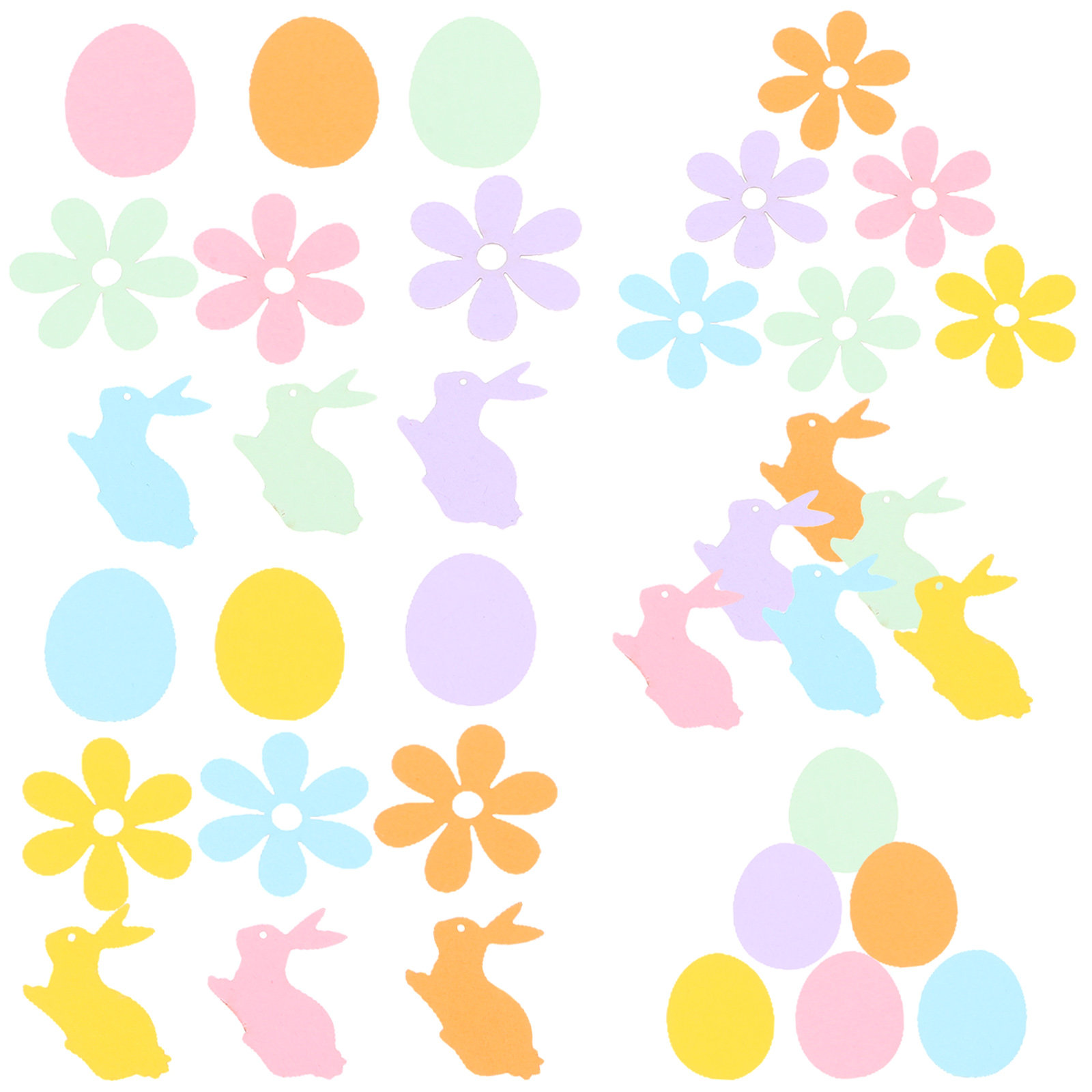 กระดาษคอนเฟตติรูปกระต่ายสำหรับ - Papercraft Supply Confetti บทวิจารณ์และราคา