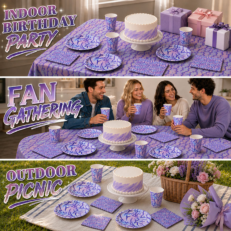 อุปกรณ์จัดงานคอสเพลย์อนิเมะ พร - Table Cloth Disposable บทวิจารณ์และราคา