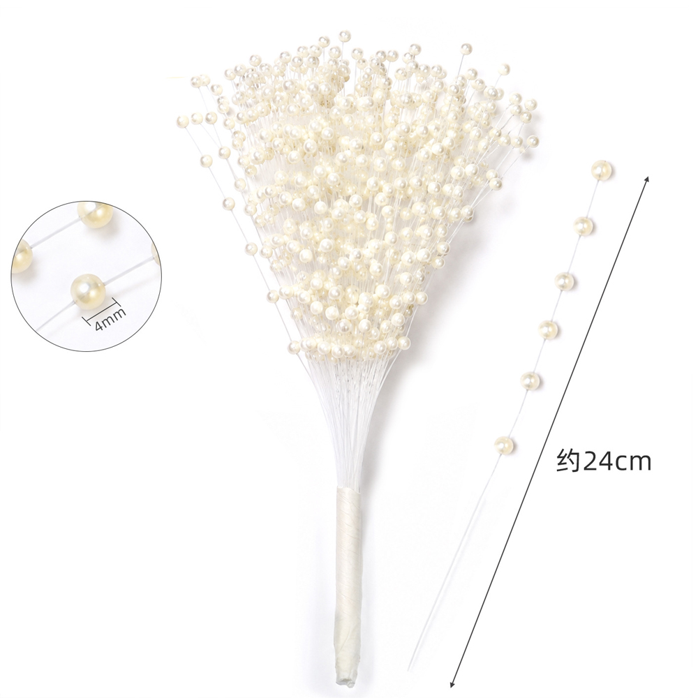 100 ชิ้น ก้านไข่มุกประดิษฐ์สีข - Centerpiece Stick บทวิจารณ์และราคา