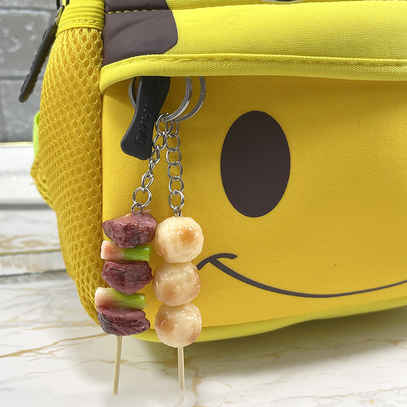จำลองใหม่พวงกุญแจอาหาร Pvc อาห - Centerpiece Stick บทวิจารณ์และราคา