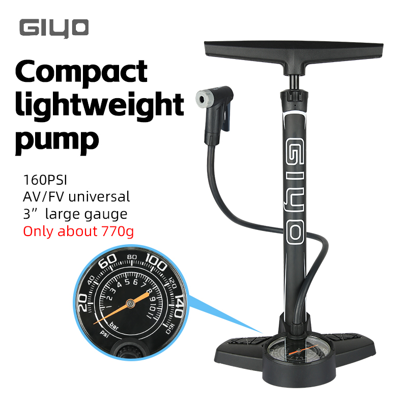 GIYO 160PSI จักรยานชั้นปั๊ม MT - Balloon Pump Hand บทวิจารณ์และราคา